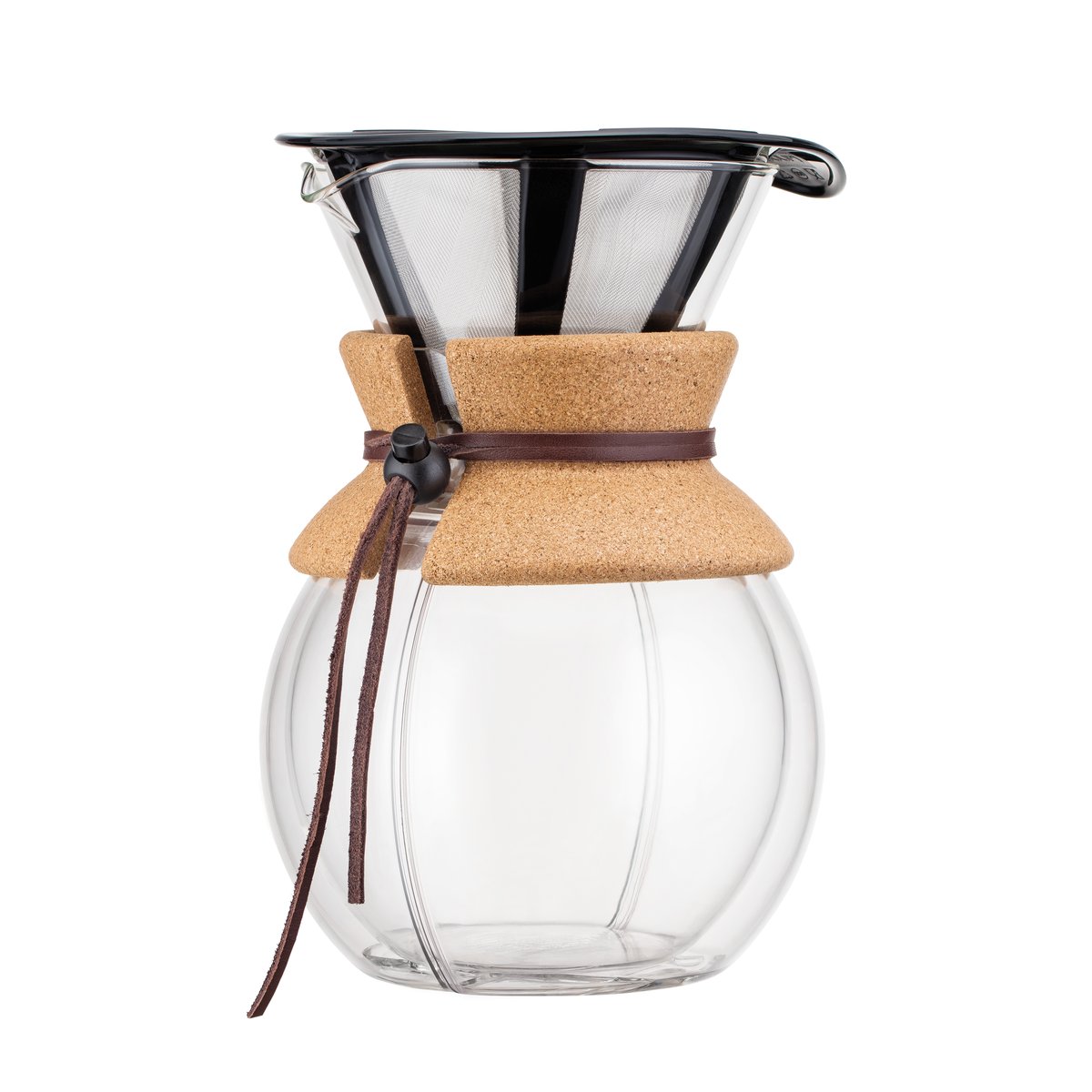 Bodum Pour Over kaffebryggare 1 l kork | Skandinavisk Design | Övriga kaffebryggare | Brun
