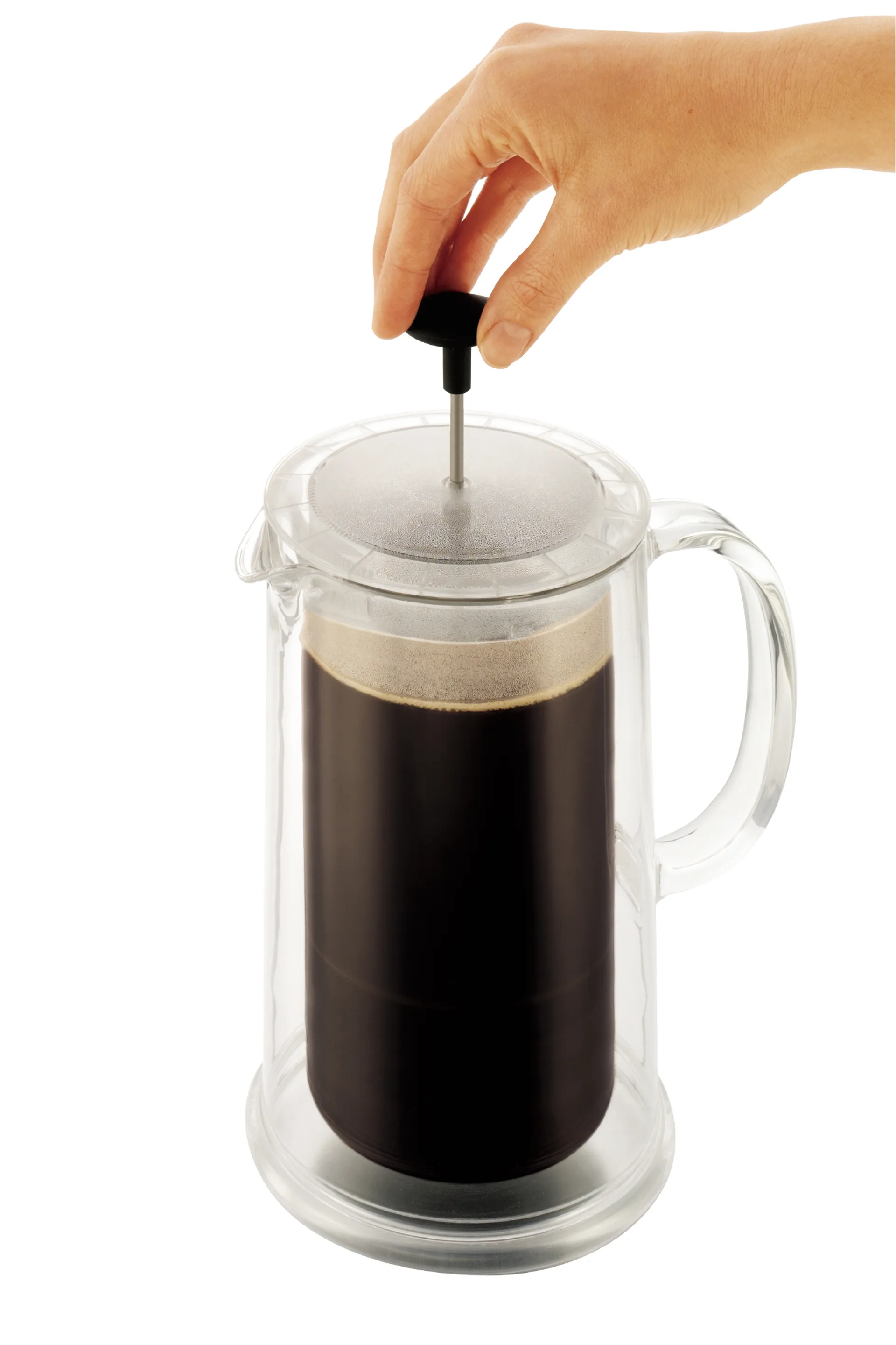 Thermia French presskanna dubbelväggig 1 l, Transparent Bodum