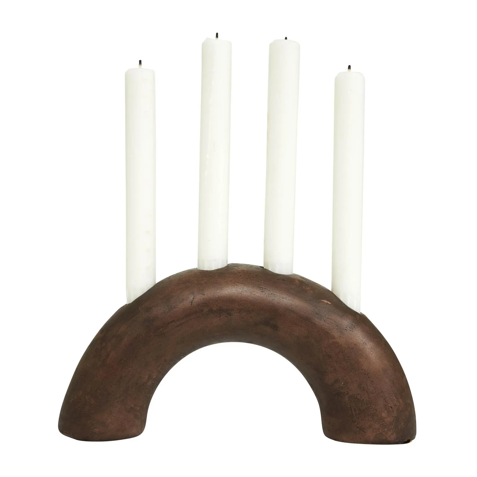 Arcus adventsljusstake 26 cm, Brun Boel & Jan