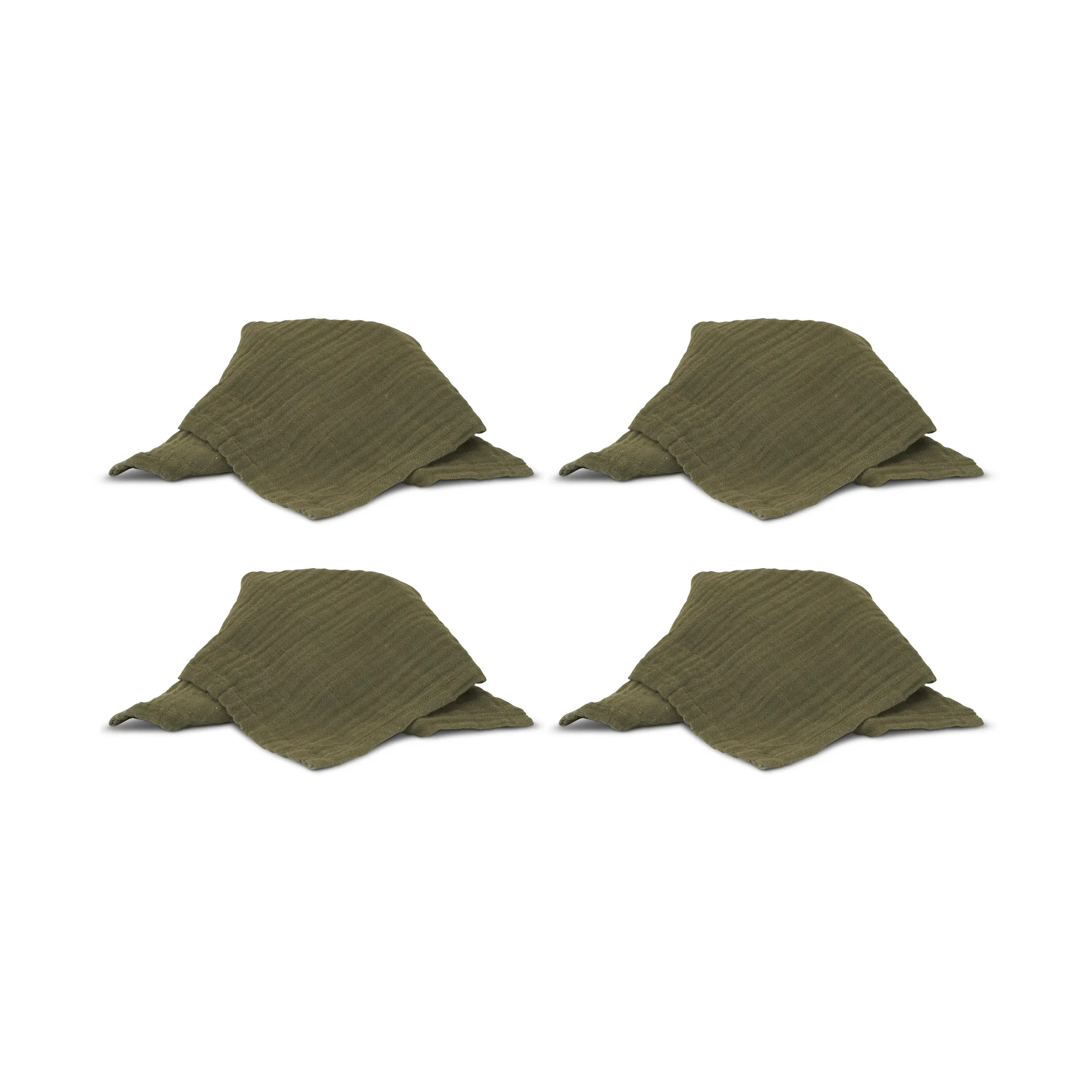 Astrid servett 40x40 cm 4-pack, Grön Boel & Jan