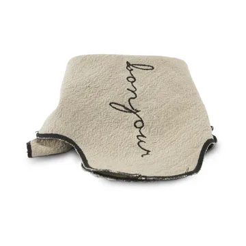 Bordeaux bomullsservett 40x40 cm - Beige - Boel & Jan