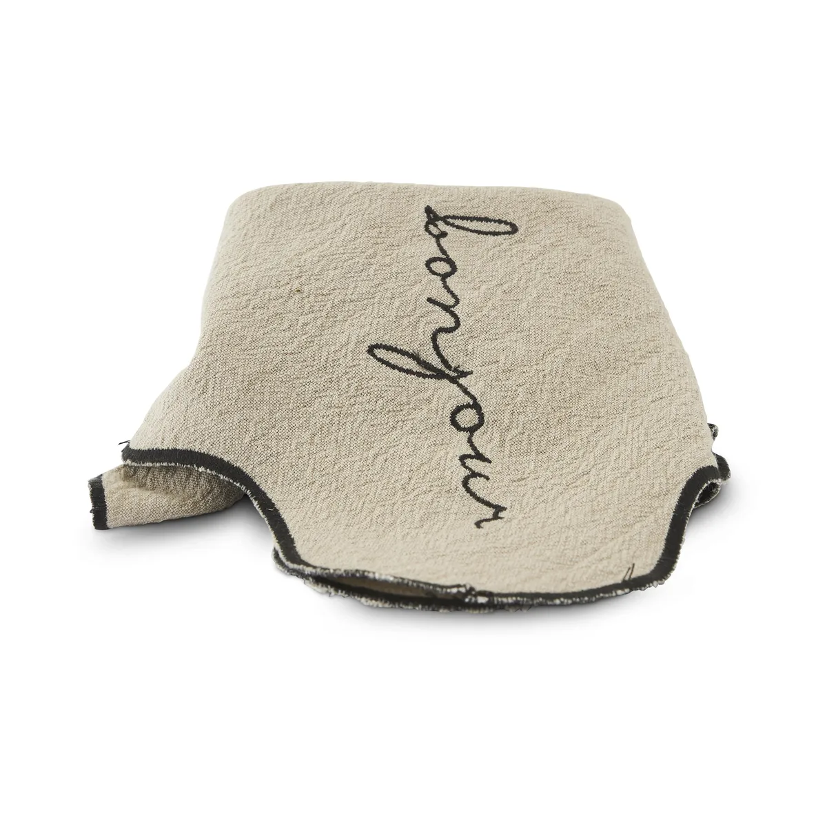 Boel & Jan Bordeaux bomullsservett 40x40 cm Beige