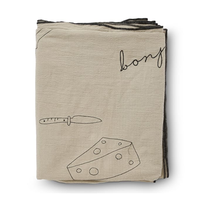 Bordeaux bordsduk 150x250 cm - Beige - Boel & Jan