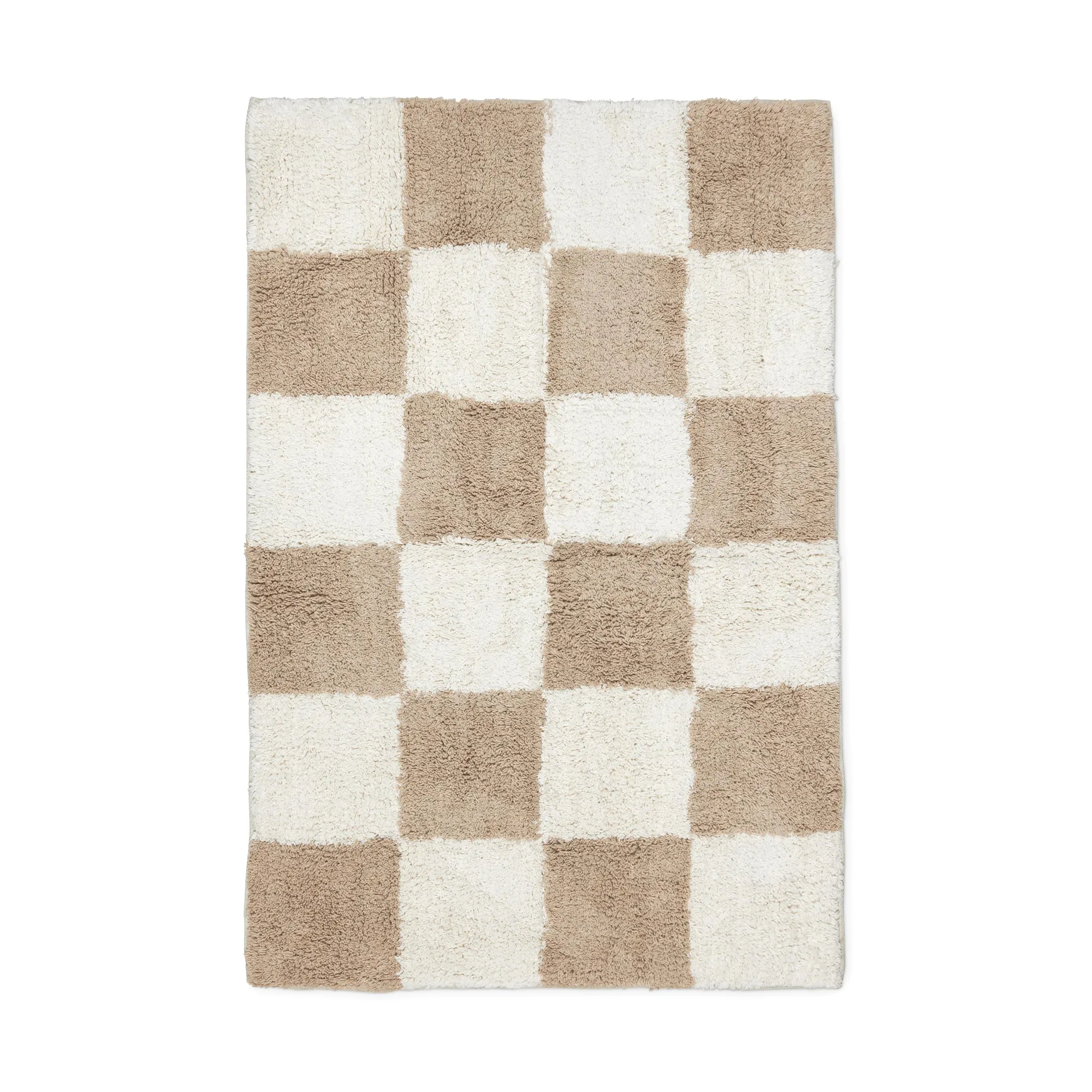 Claudia bomullsmatta, 60x90 cm, Beige-vit Boel & Jan