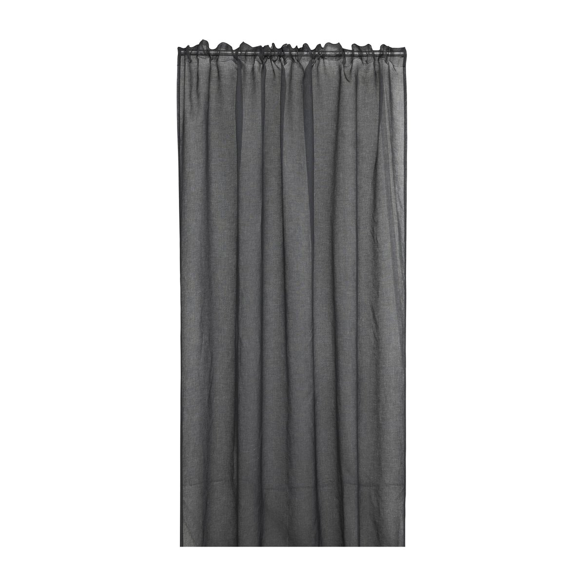 Boel & Jan Frej gardin 280x300 cm Svart | Skandinavisk Design | Gardinlängder | Svart