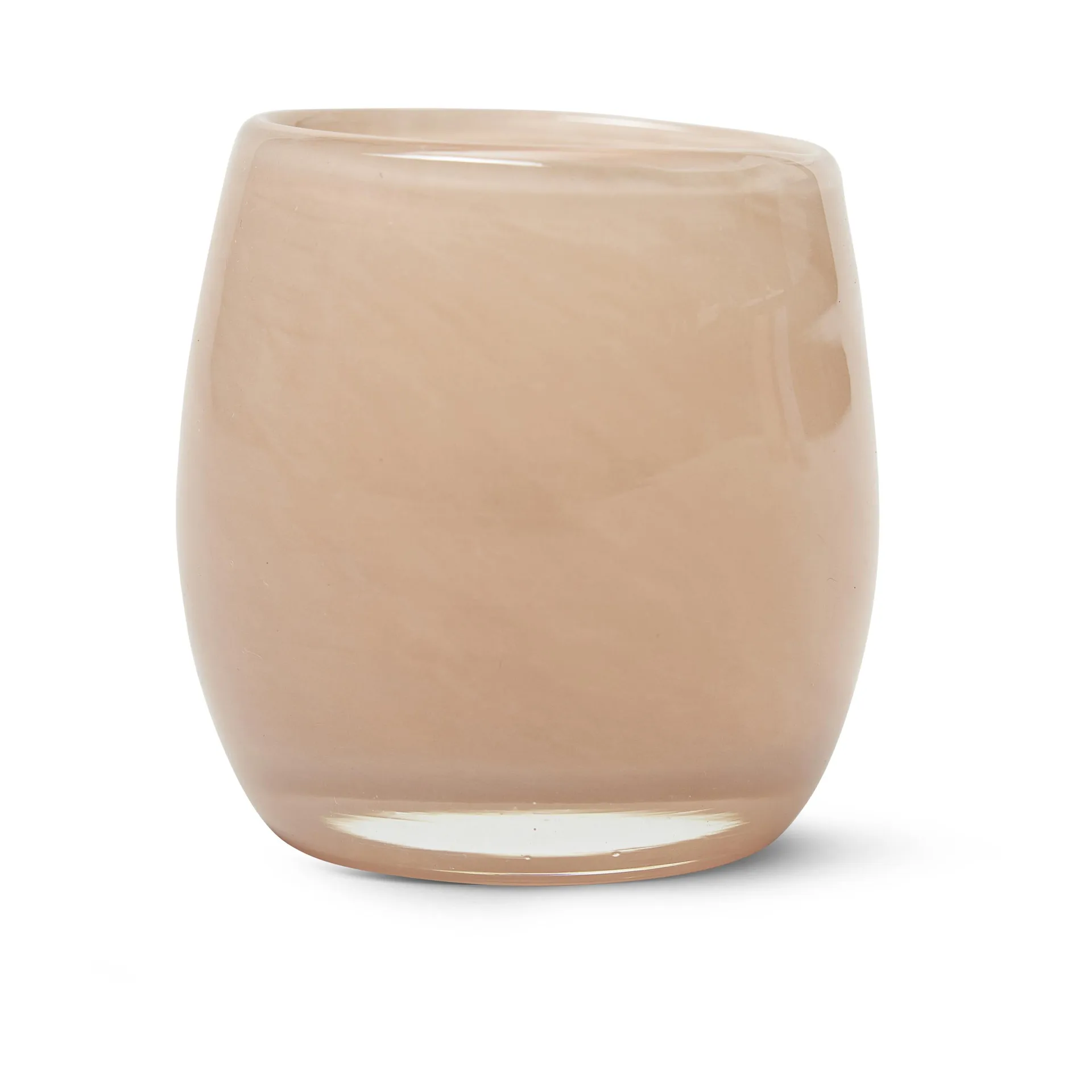 Goya ljuslykta Ø8 cm, Aprikos Boel & Jan