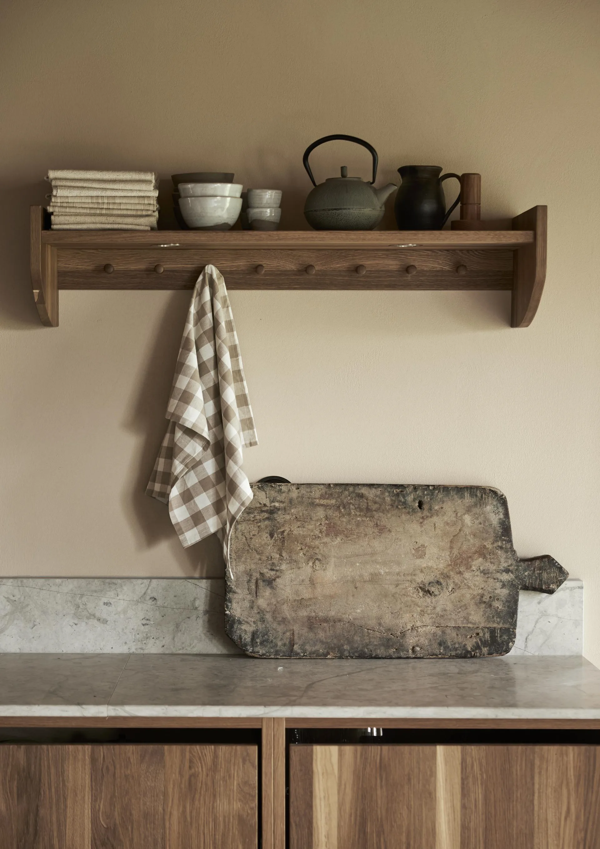 Grete kökshandduk 50x70 cm, Beige Boel & Jan