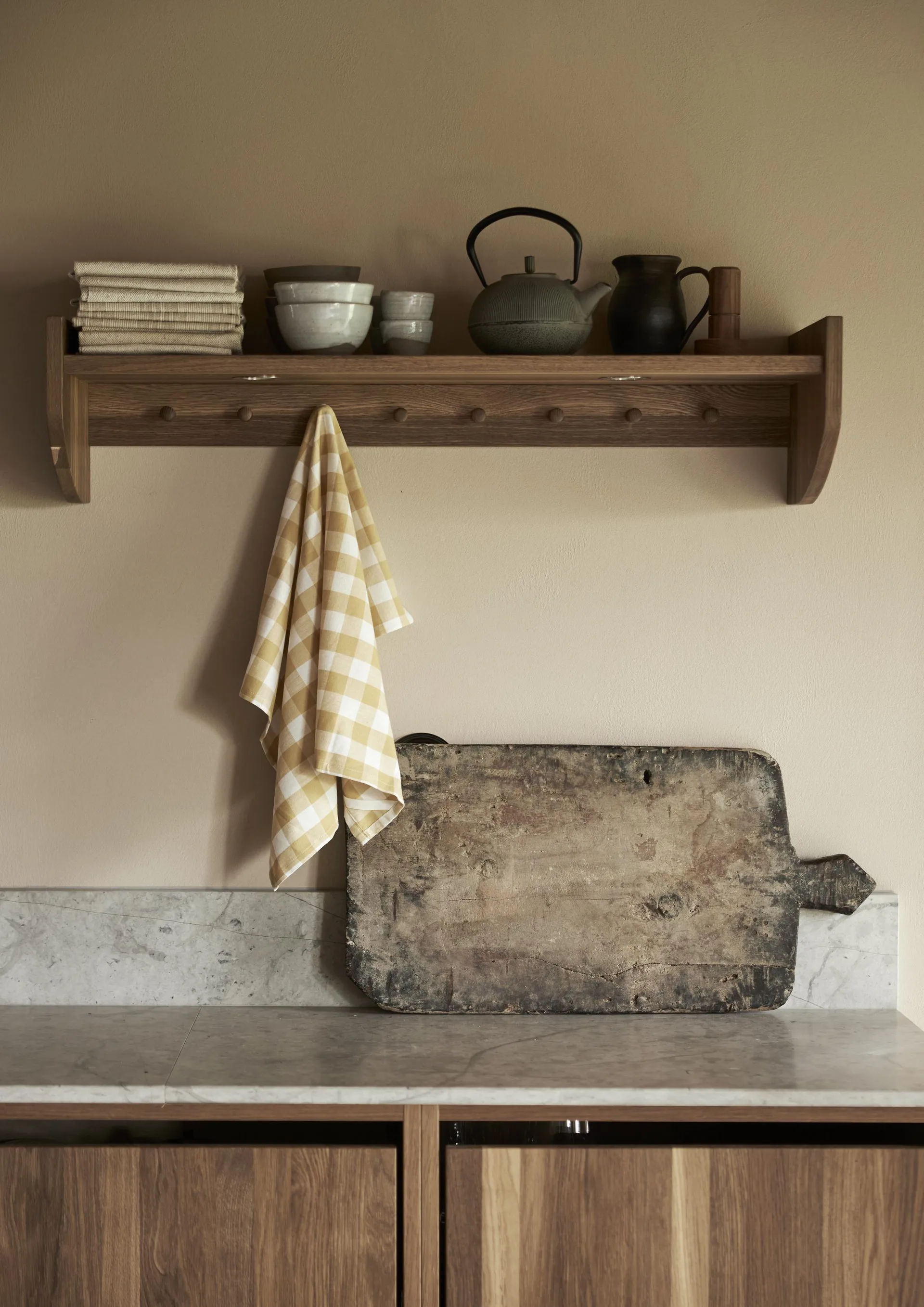 Grete kökshandduk 50x70 cm, Gul Boel & Jan