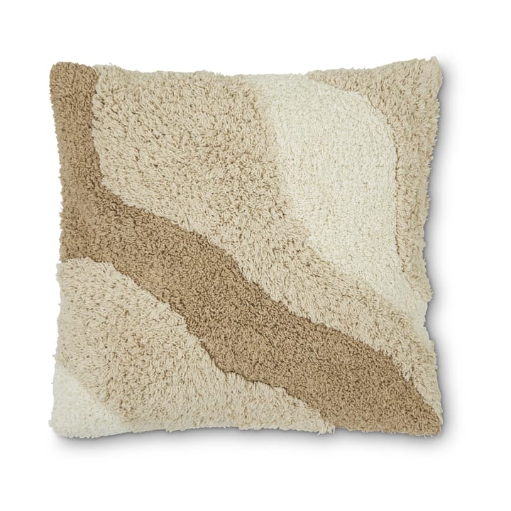 Idun kuddfodral 45x45 cm, Beige-brun Boel & Jan