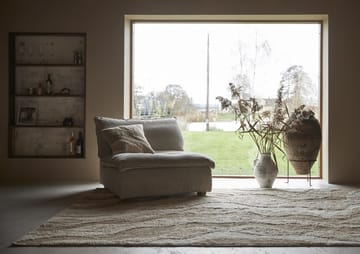 Idun kuddfodral 45x45 cm - Beige-brun - Boel & Jan