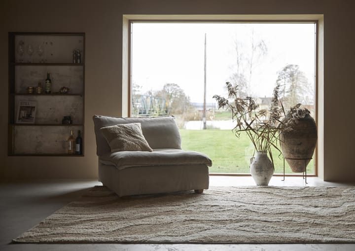 Idun kuddfodral 45x45 cm, Beige-brun Boel & Jan