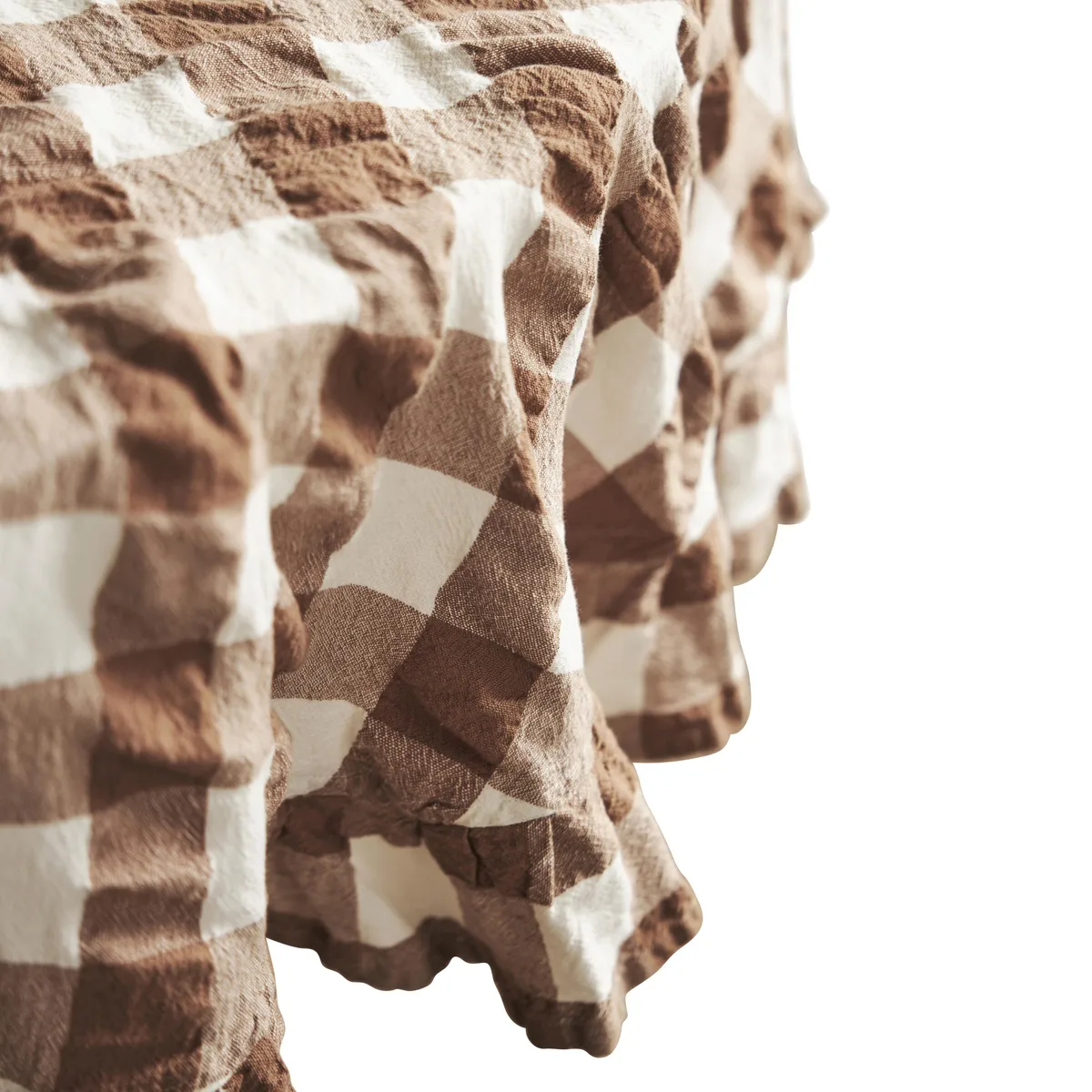 Boel & Jan Kullavik bordsduk Ø170 cm Brun-vit