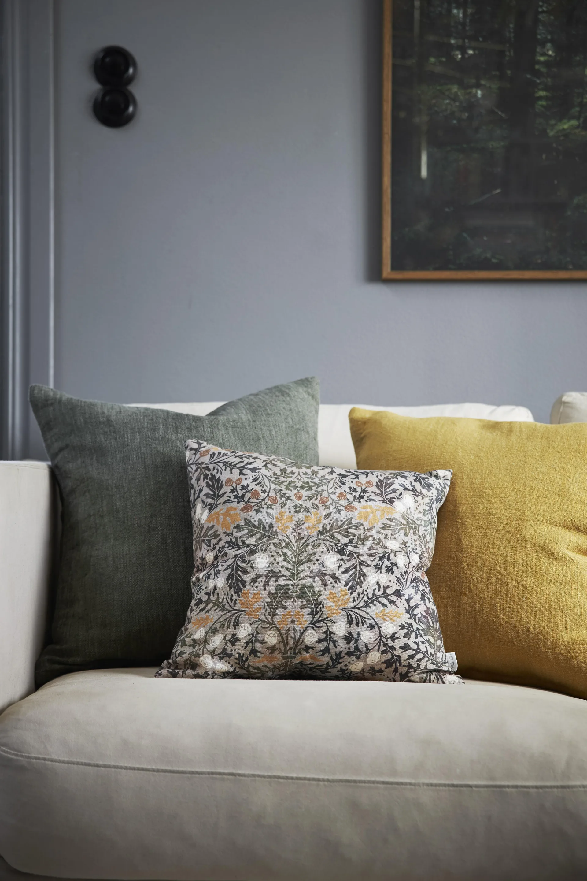 Kville kuddfodral 45x45 cm, Multi Boel & Jan