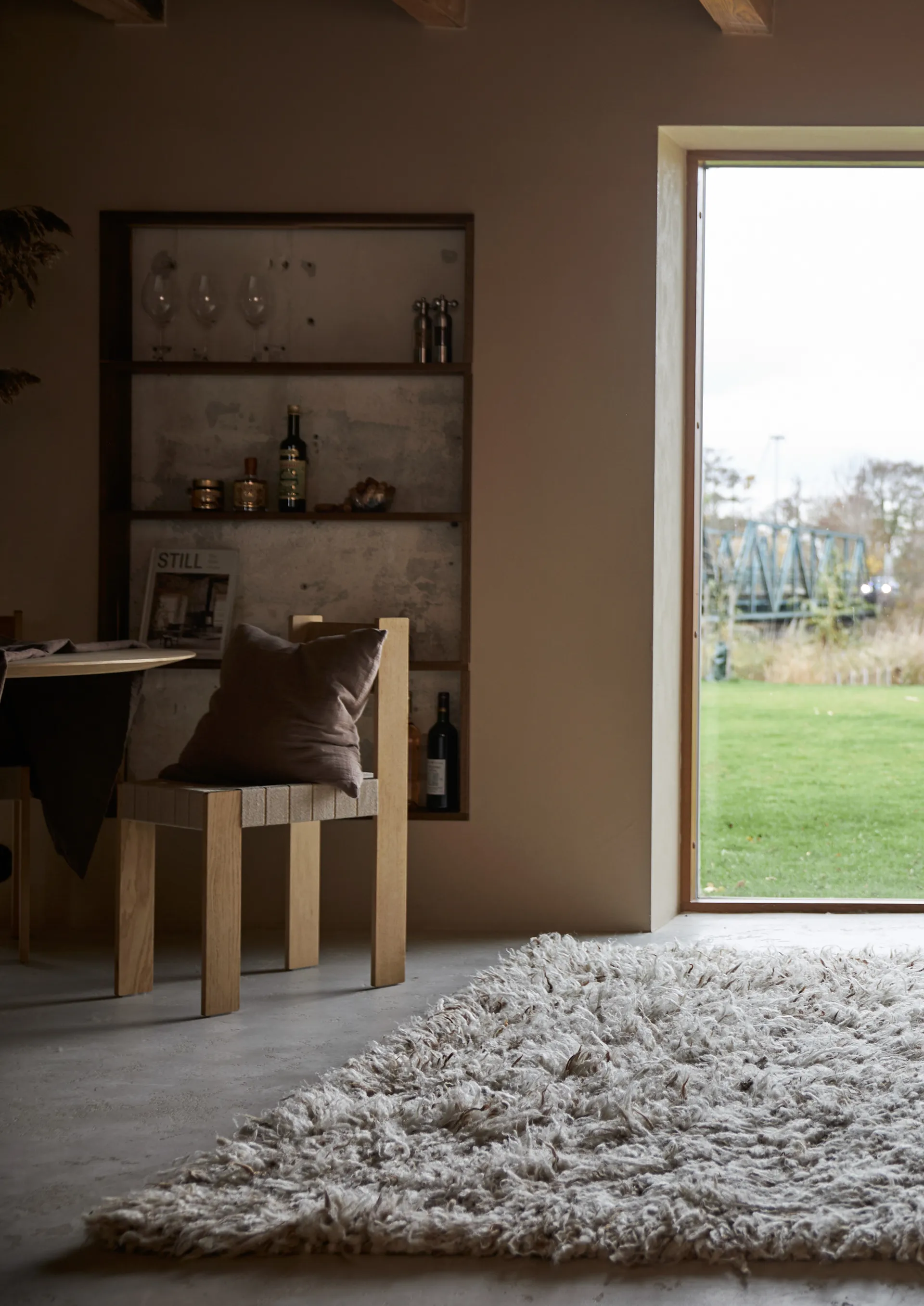 Louie matta 160x230 cm, Beige Boel & Jan