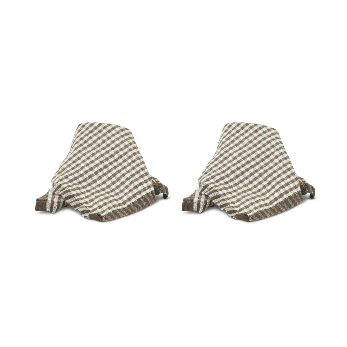 Boel & Jan Lundgren servett 40x40 cm 2-pack Brun