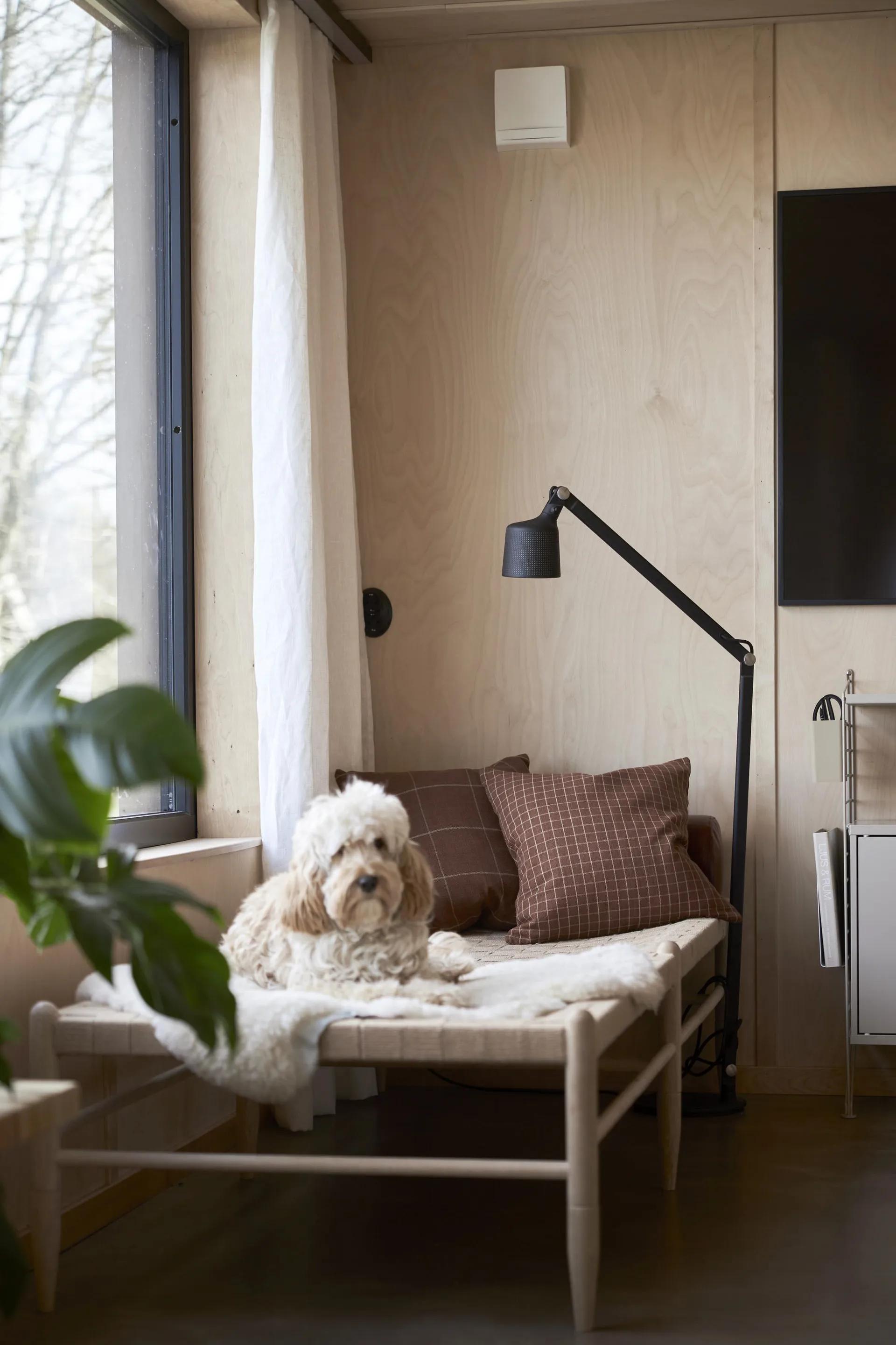 Lunnevik small kuddfodral bomull 45x45 cm, Brun Boel & Jan