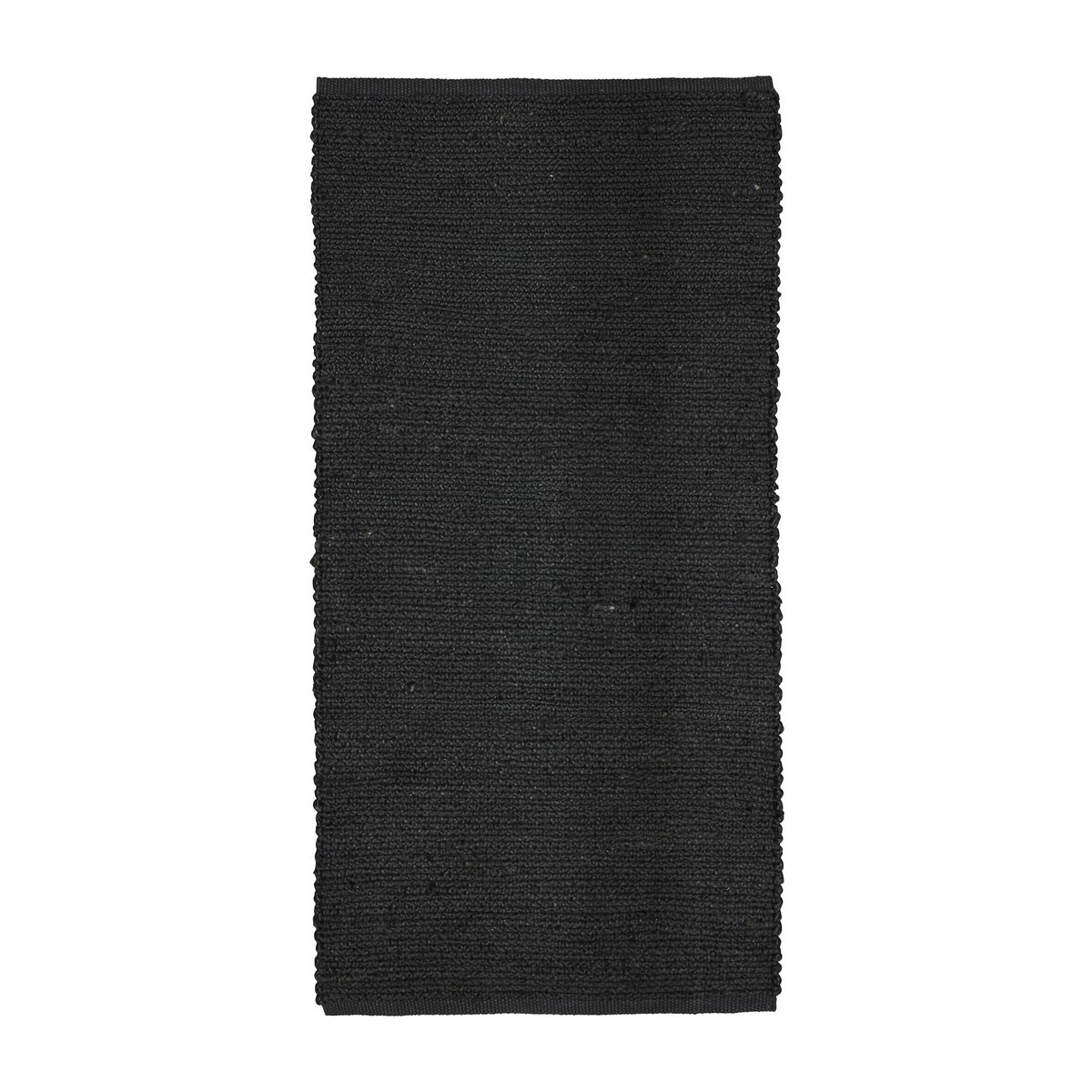 Boel & Jan Merida jutematta svart 70x140 cm | Skandinavisk Design | Jutemattor | Svart