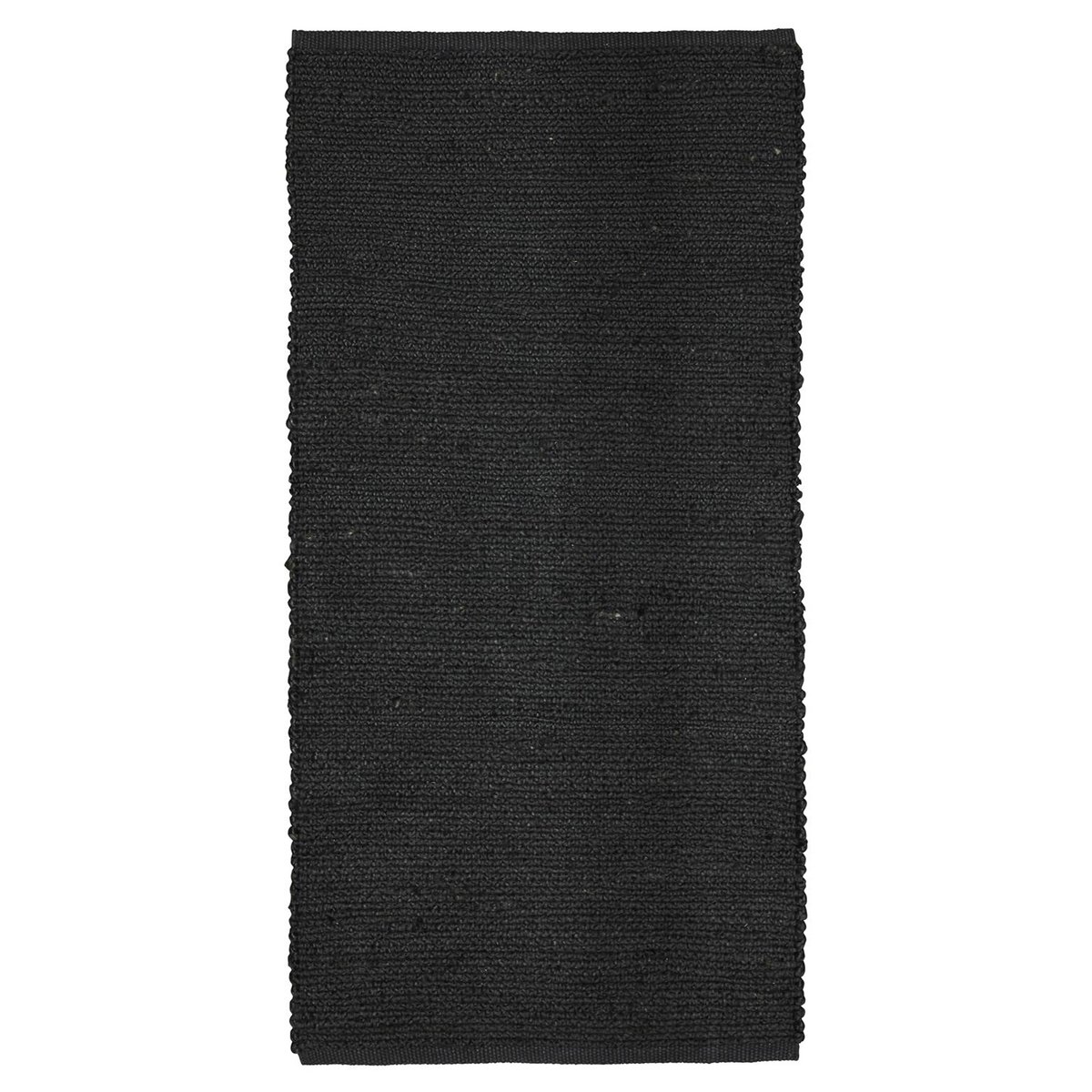 Boel & Jan Merida jutematta svart 70x200 cm | Skandinavisk Design | Jutemattor | Svart
