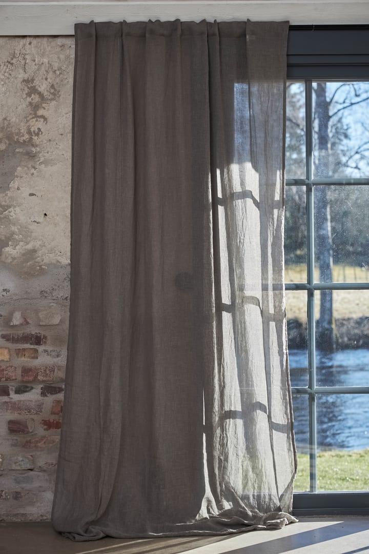 Mirja gardinlängd 130x275 cm 2-pack, Grå Boel & Jan