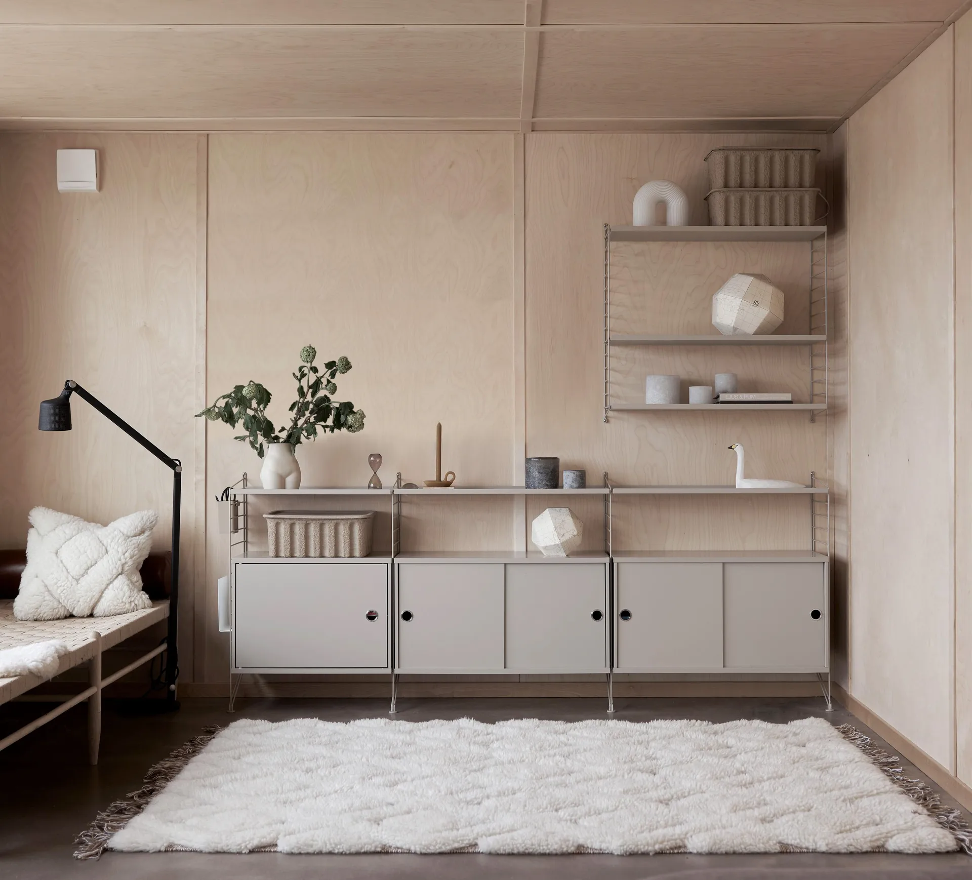 Molly kuddfodral bomull 45x45 cm, Offwhite Boel & Jan