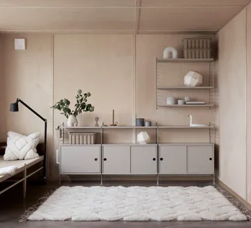 Molly ullmatta 200x300 cm - Vit - Boel & Jan