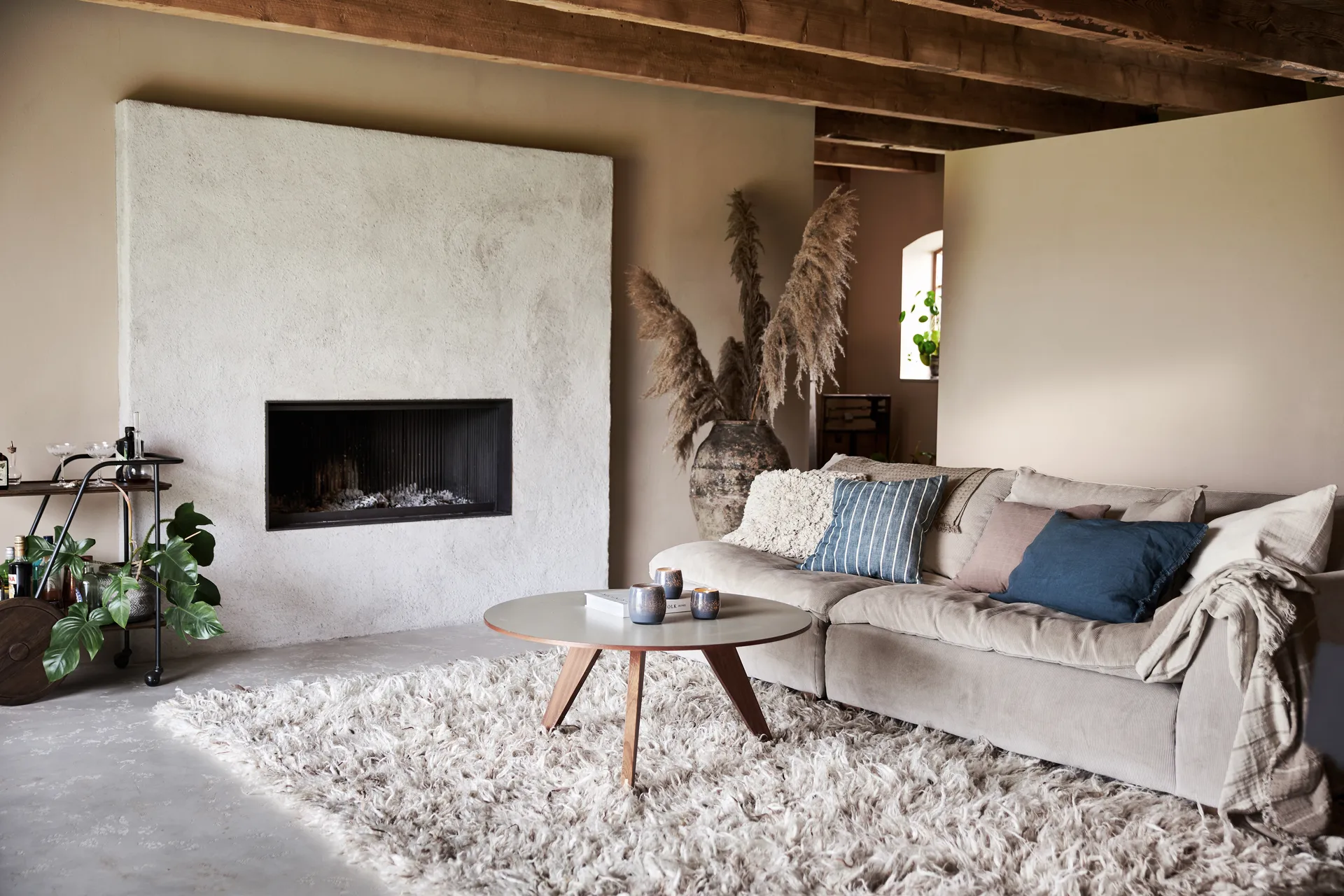 Noa kuddfodral 40x60 cm, Blå Boel & Jan