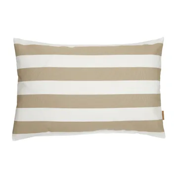 Outdoor stripe kuddfodral 40x60 cm - Beige - Boel & Jan