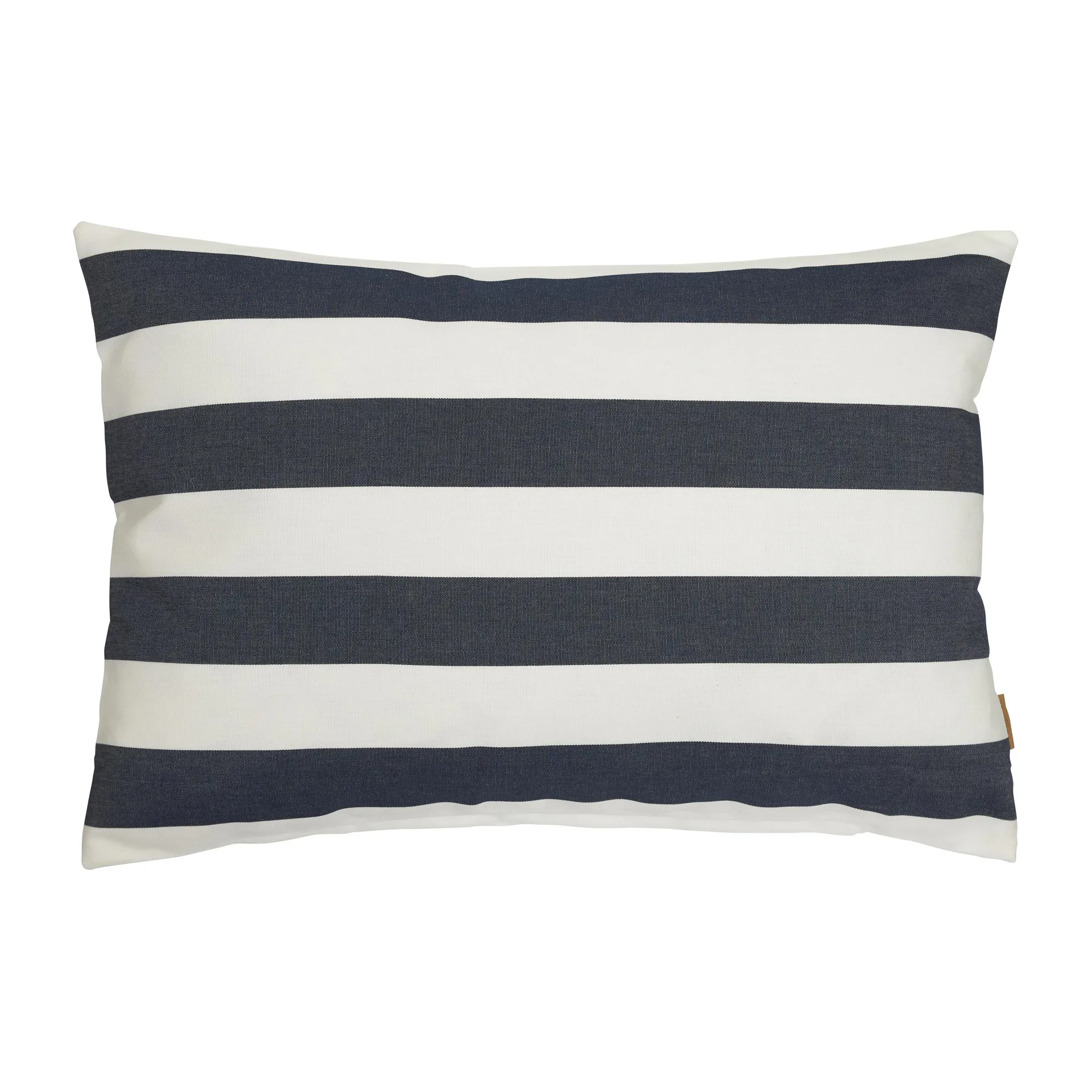 Outdoor stripe kuddfodral 40x60 cm, Blå Boel & Jan
