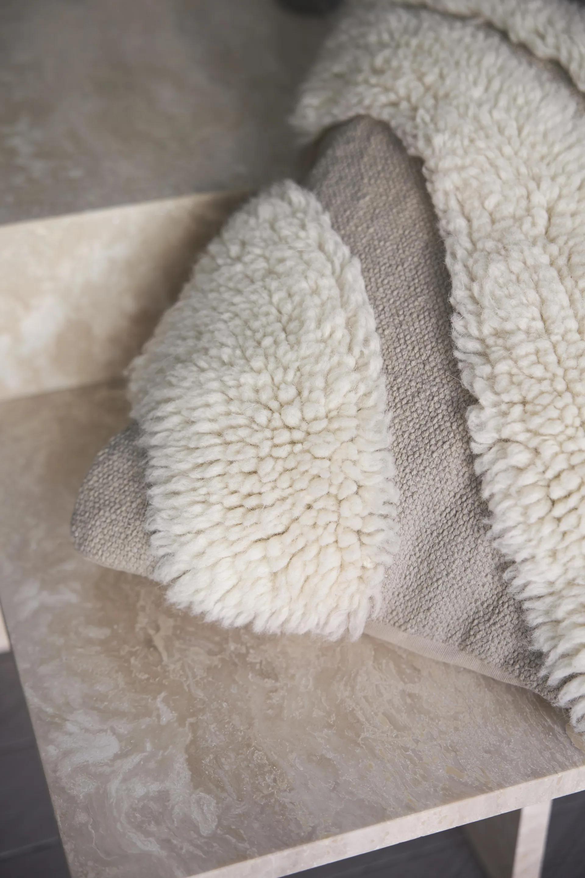 Rio kuddfodral bomull 48x48 cm, Beige Boel & Jan