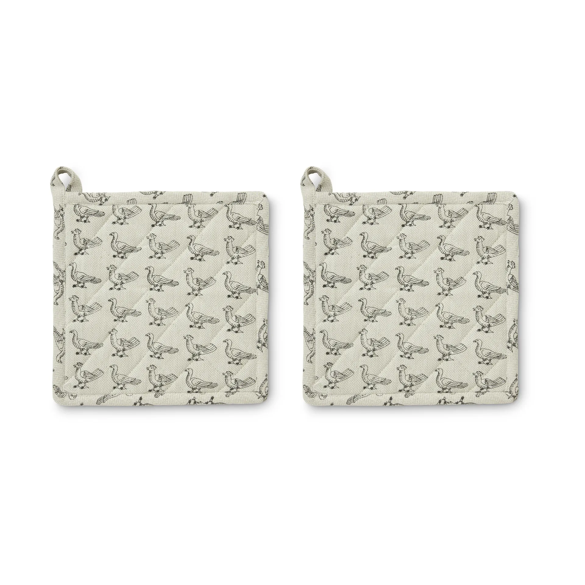 Stina grytlapp 20x20 cm 2-pack, Beige Boel & Jan