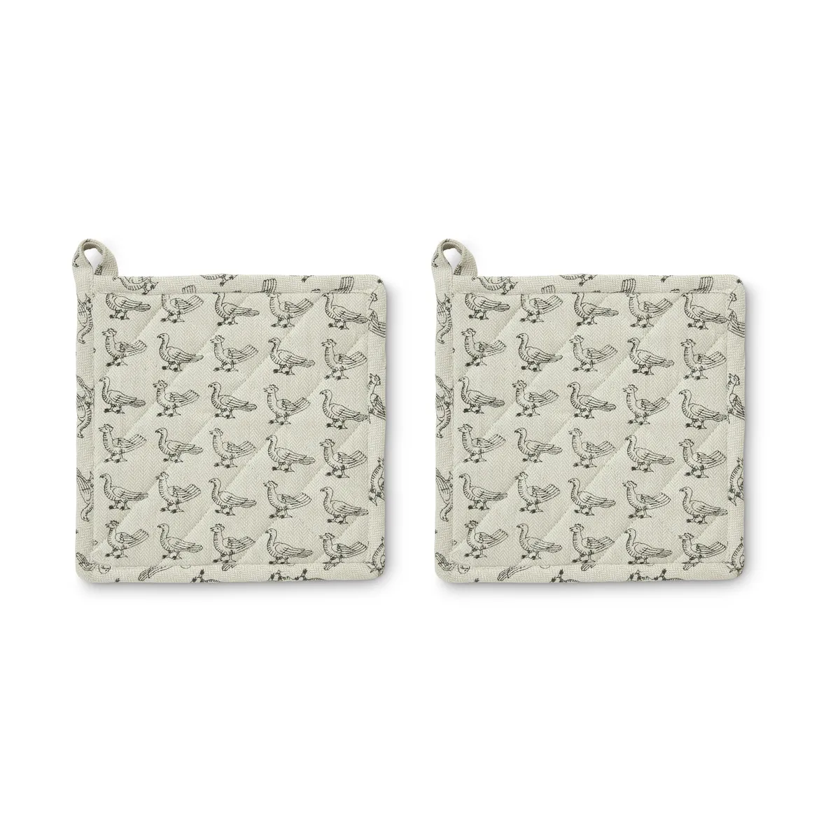 Boel & Jan Stina grytlapp 20x20 cm 2-pack Beige