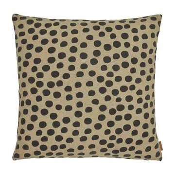 Tofta dots kuddfodral 45x45 cm - Brun - Boel & Jan