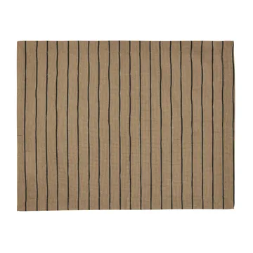 Tofta stripe bordstablett 35x45 cm - Brun - Boel & Jan
