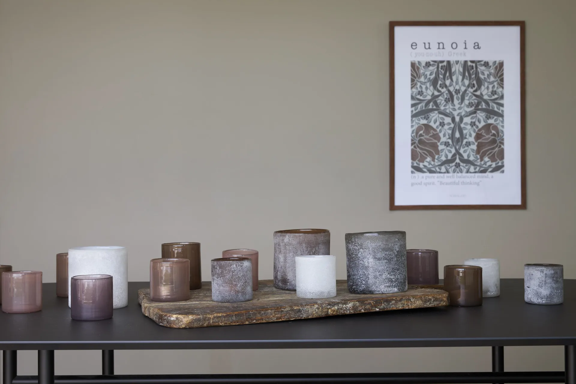 Visby ljuslykta Ø8, Beige Boel & Jan