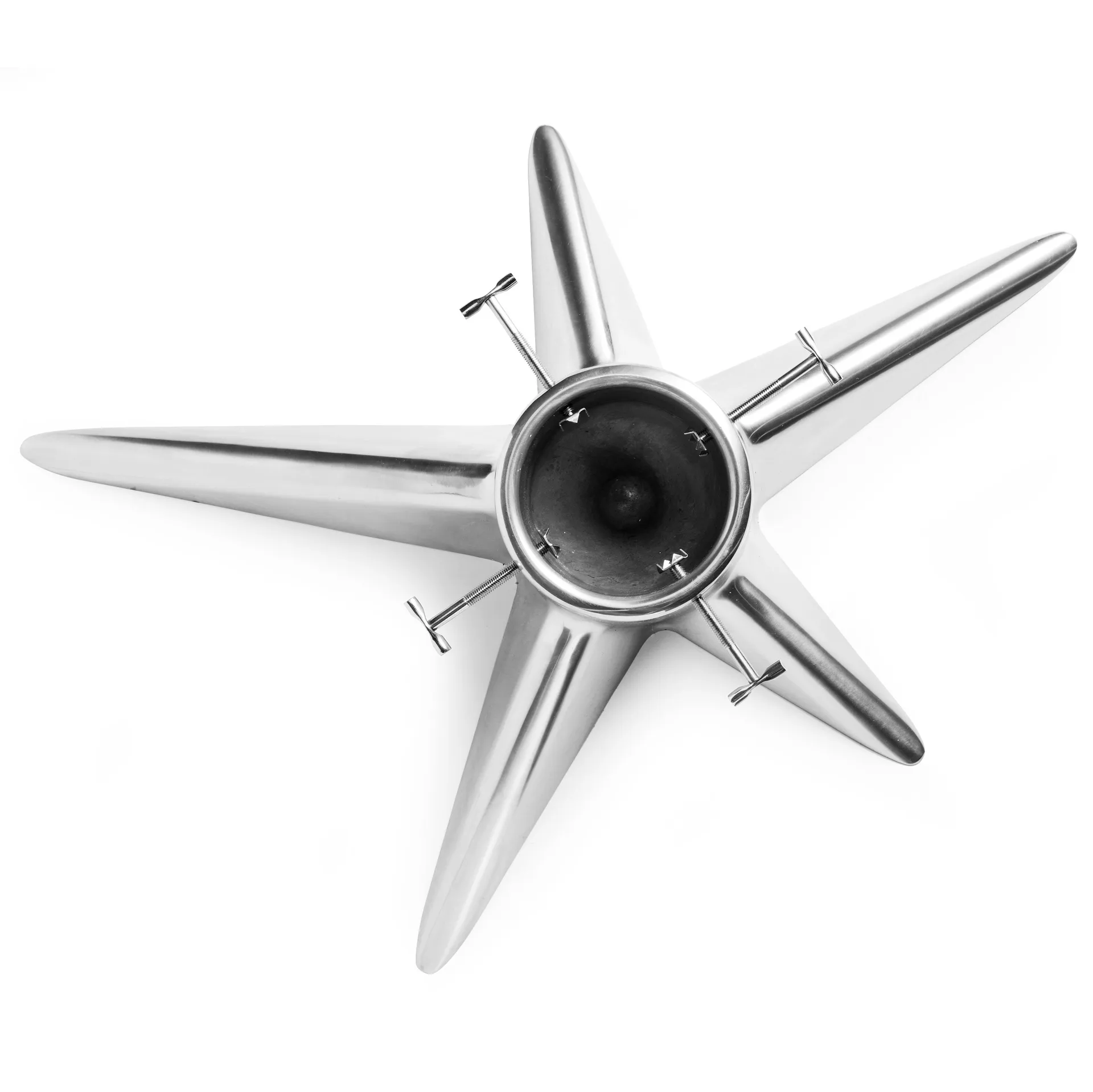 Julgransfot, Polerad aluminium Born In Sweden