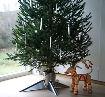 Julgransfot - Polerad aluminium - Born In Sweden