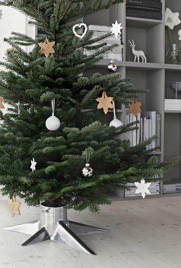 Julgransfot - Polerad aluminium - Born In Sweden