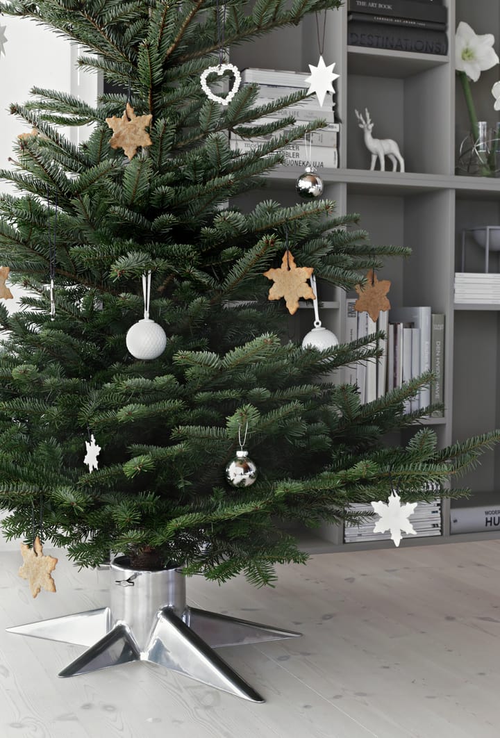 Julgransfot - Polerad aluminium - Born In Sweden