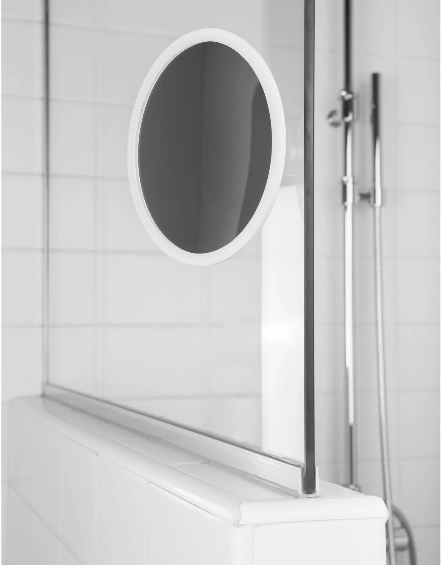 AirMirror sminkspegel x5 löstagbar m. sugpropp, Ø16,5 cm Bosign