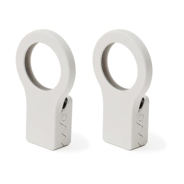 Bosign Loop clips för kökshandduk 2-pack - Vit - Bosign