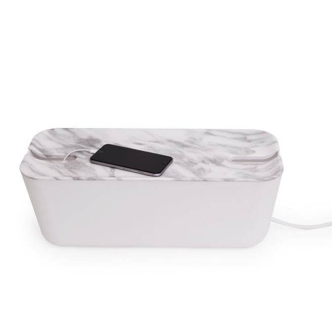 Bosign Cable Organiser XL marmortryck | Skandinavisk Design | Övriga lamptillbehör | Grå