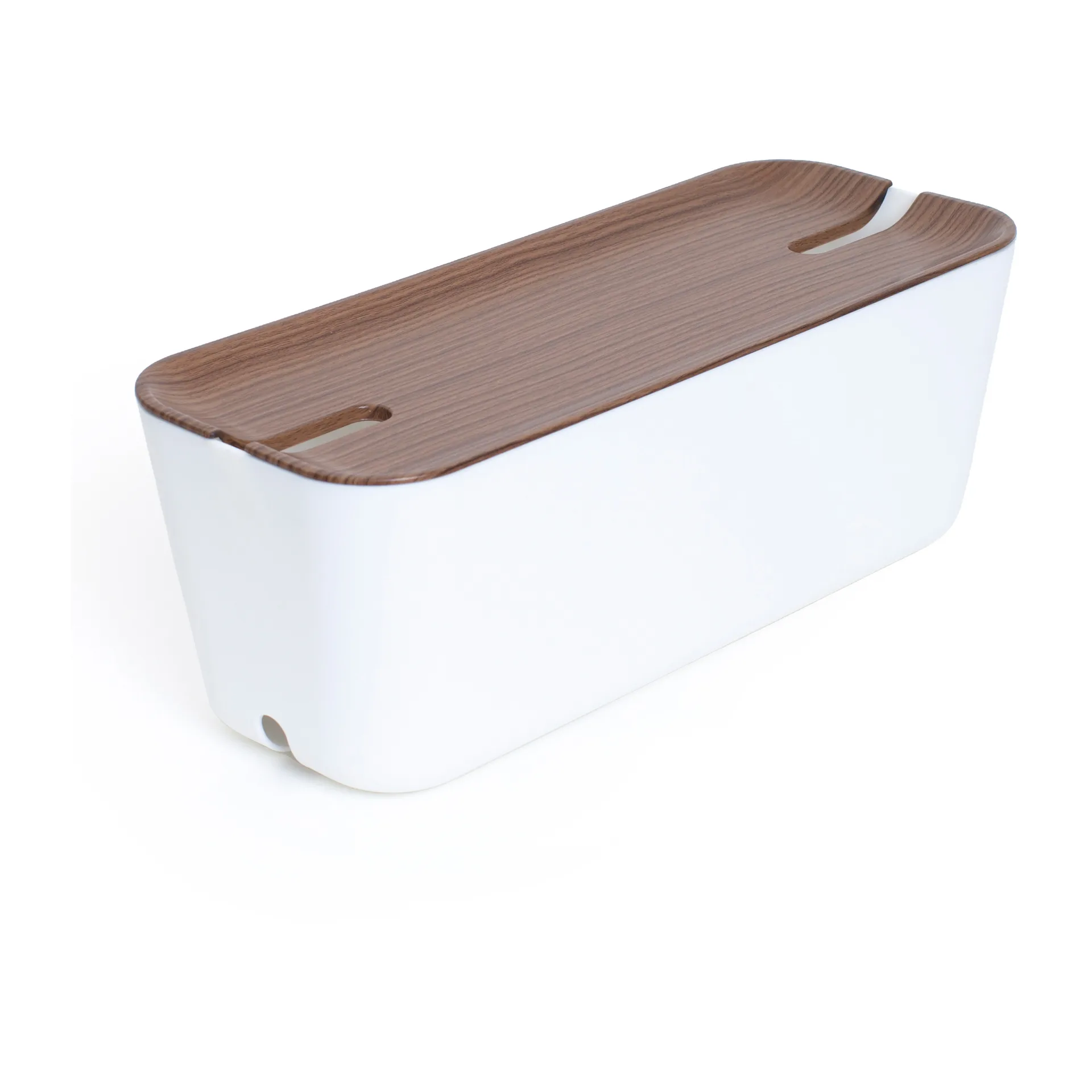 Cable Organiser XL, Mörk trädekor Bosign