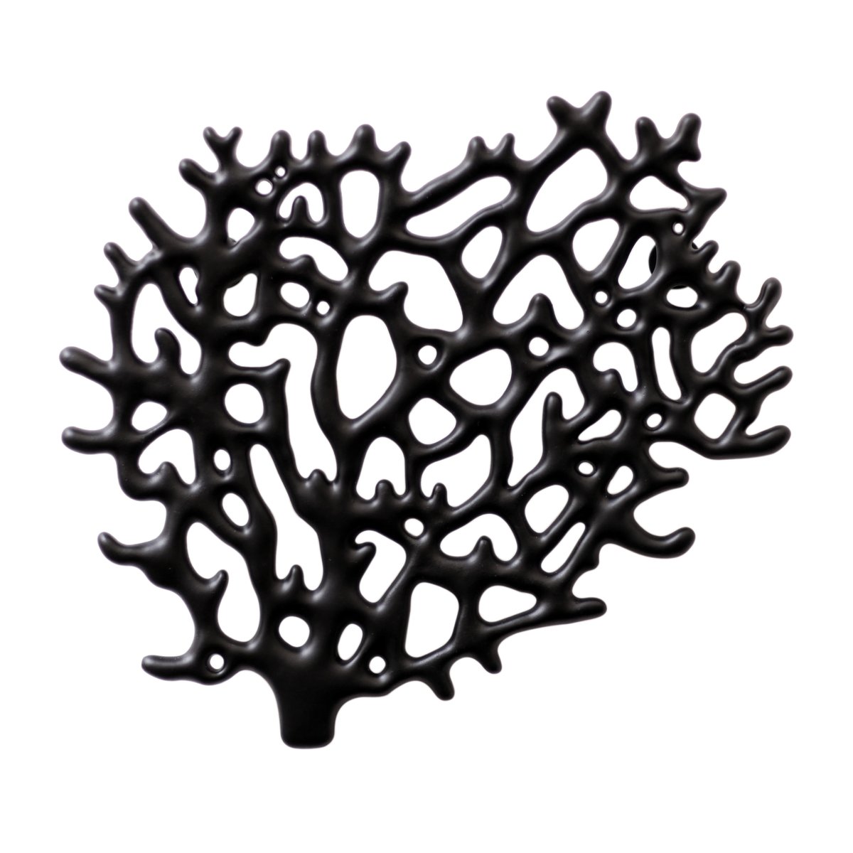 Bosign Coral smyckeshängare Matt svart | Skandinavisk Design | Dekorationsdetaljer | Svart
