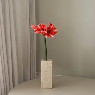 Amaryllis konstgjord blomma - Mörkröd, 72 cm - Botané