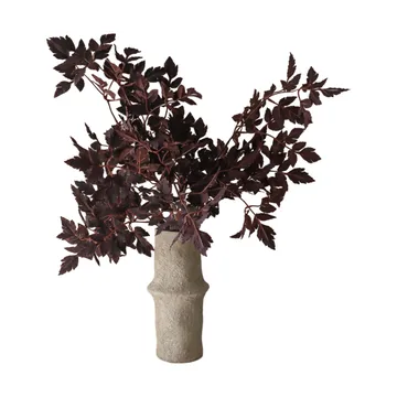 Burgundy Plum Leaves konstgjord bukett - 85 cm, 4 st - Botané