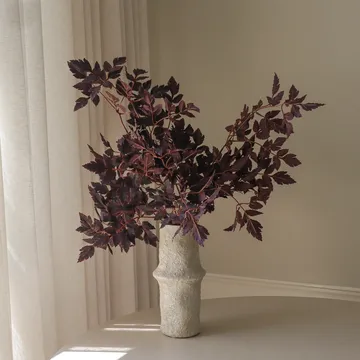 Burgundy Plum Leaves konstgjord bukett - 85 cm, 4 st - Botané