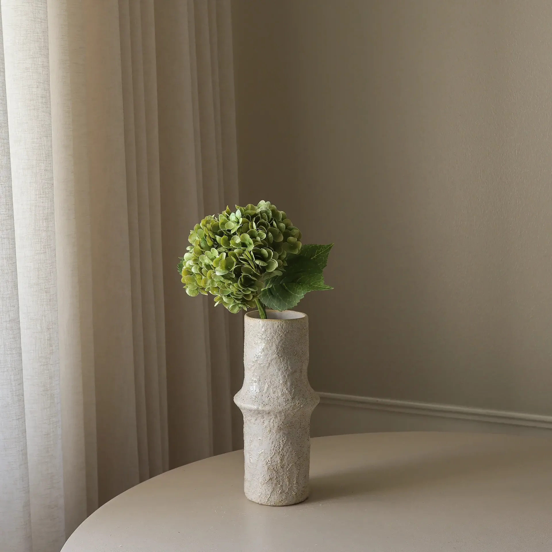 Hortensia konstgjord blomma, Moss green, 51 cm, 1 st Botané