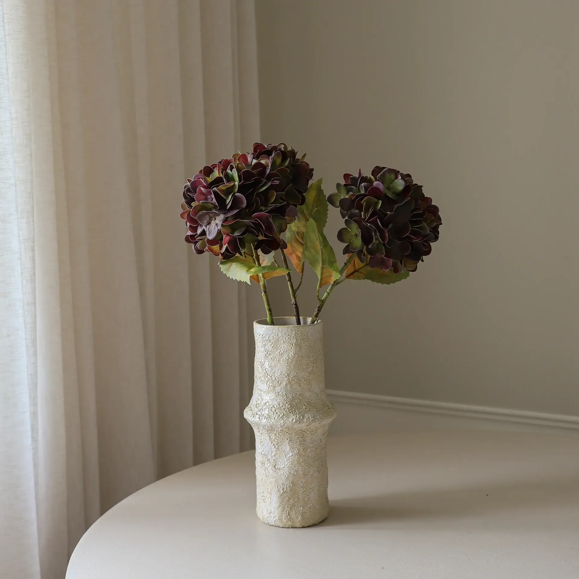Hortensia konstgjord blomma, Muted purple, 60 cm, 1 st Botané