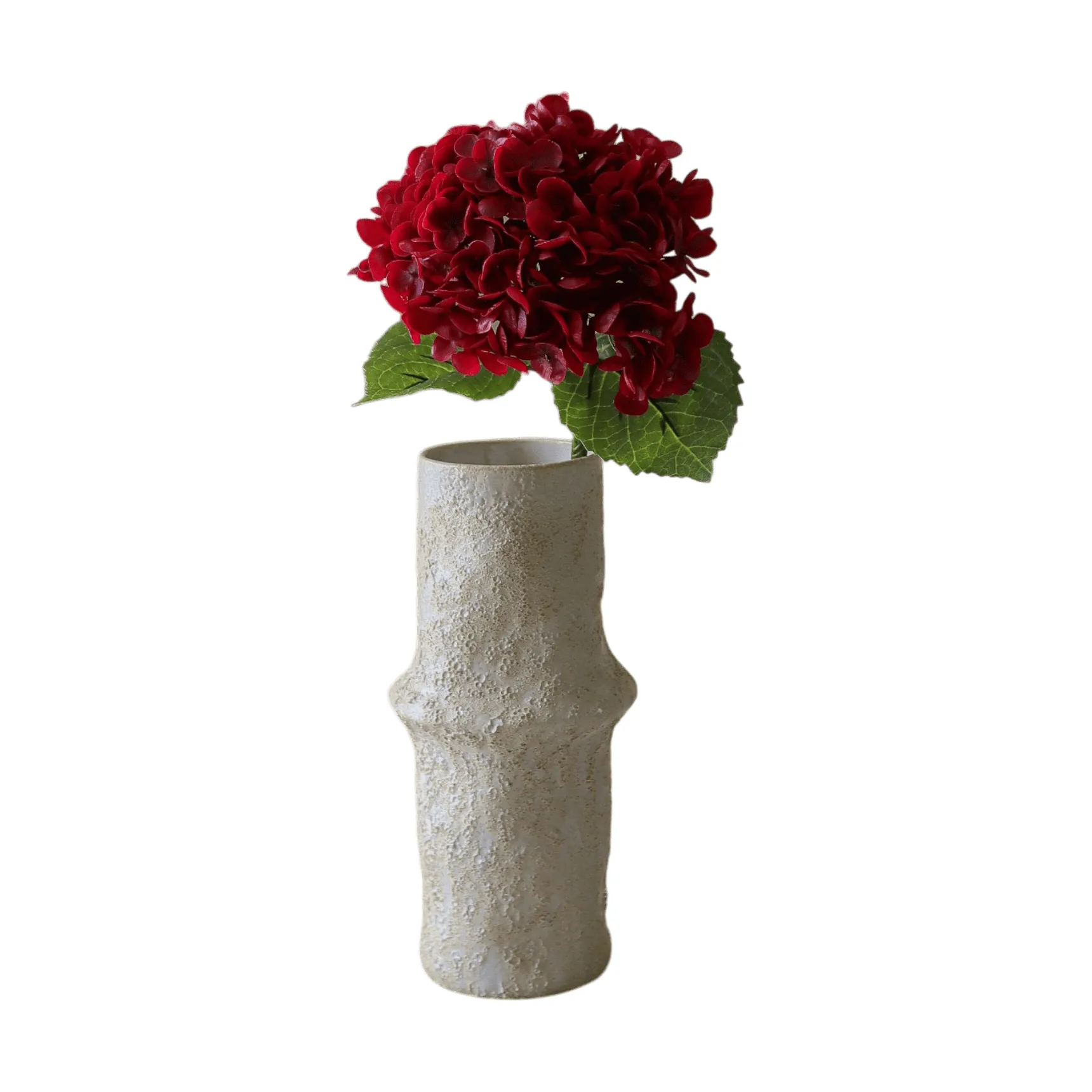 Hortensia konstgjord blomma, Red, 51 cm, 1 st Botané