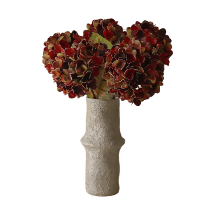 Hortensia konstgjord bukett - Deep burgundy, 60 cm, 6 st - Botané